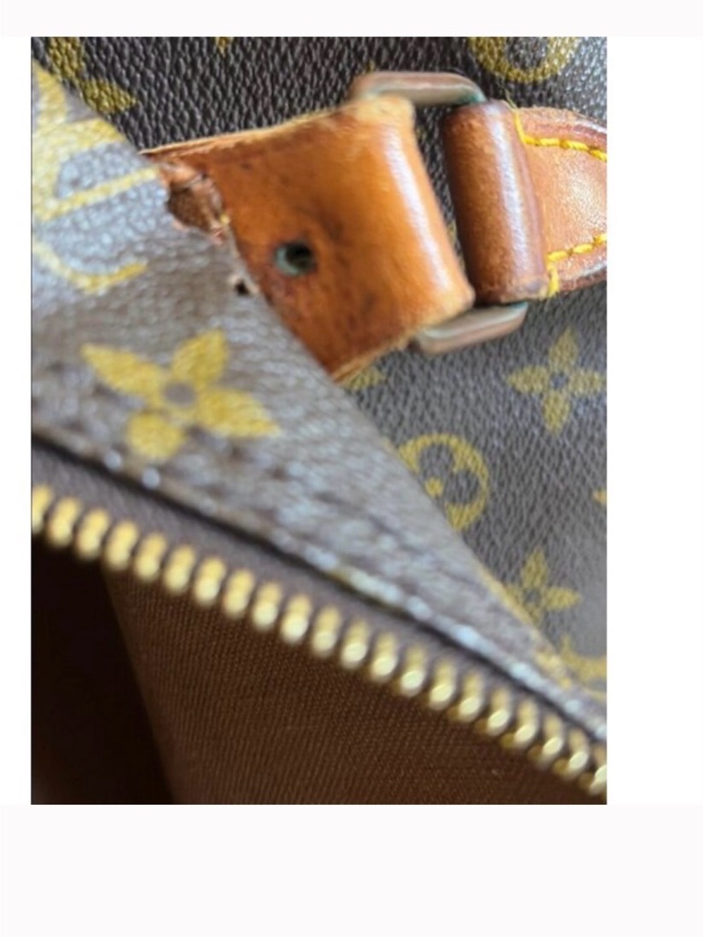 Louis Vuitton Monogram Canvas Tote with Vachetta Leather Handles - Picture 2 of 6